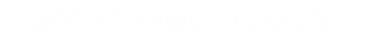 경험으로 찾는 아름다운 개성의 균형점