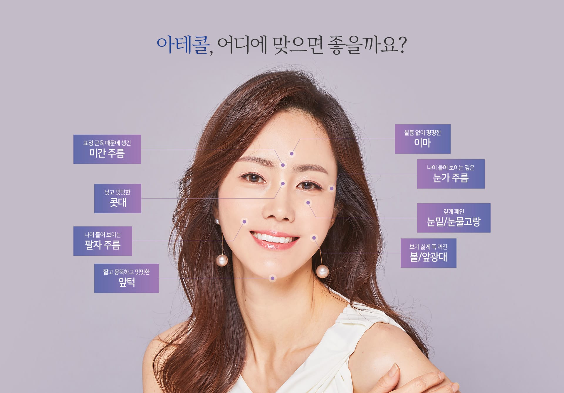 아테콜, 어디에 맞으면 좋을까요?