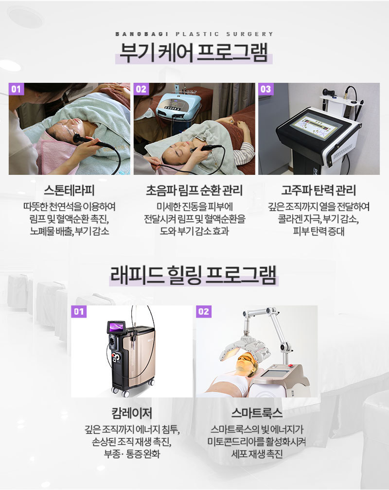 부기케어프로그램, 래피드 힐링 프로그램